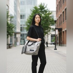 Steve Madden Silver Women's Tote Bag